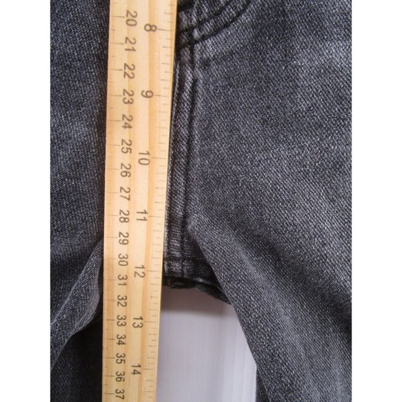 Pacsun Jeans 27 Dad High Rise Raw Hem Denim Button Fly Dark Wash - Picture 4 of 12